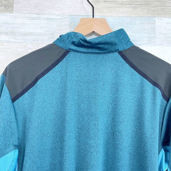 The North Face Kilowatt 1/4 Zip Pullover Blue FlashDry-XD Lightweight Mens Large - Picture 5 of 8